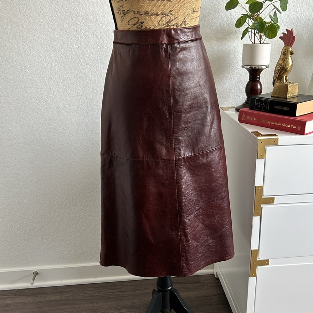 Gap Leather skirt - Picture 2 of 8